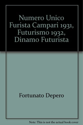 Numero unico futurista Campari 1931