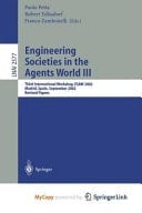 Engineering Societies in the Agents World III