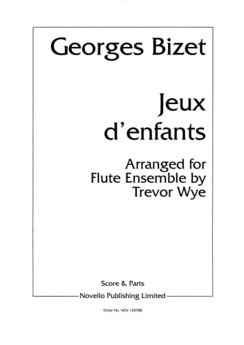 Jeux D'Enfants Arranged for Flute Ensemble