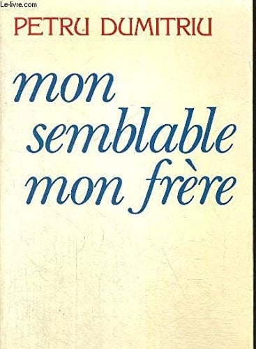 Mon semblable mon frère: Récits (Panorama aujourd'hui) (French Edition)