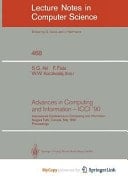 Advances in Computing and Information - ICCI '90
