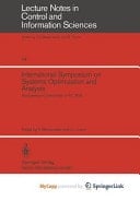 International Symposium on Systems Optimization and Analysis