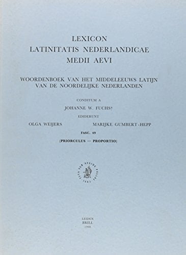 Lexicon Latinitatis Nederlandicae Medii Aevi