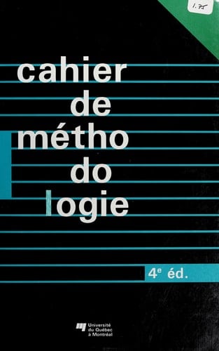 Cahier de méthodologie