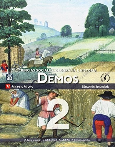 Nuevo demos 2, Comunitat Valenciana ciencias sociales, geografía e historia : Educación Secundaria : Libro 3D