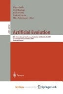 Artificial Evolution 5th International Conference, Evolution Artificielle, EA 2001, Le Creusot, France, October 29-31, 2001. Selected Papers
