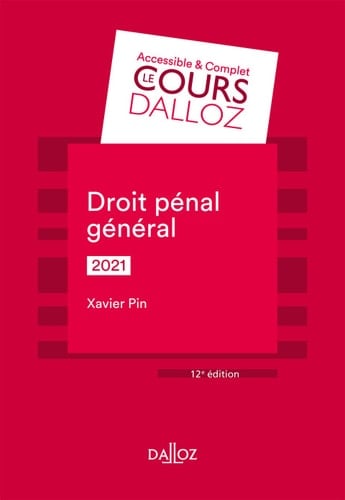 Droit pénal général 2021 - 12e ed.