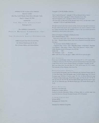 Americans in Paris (1921-1931): Man Ray, Gerald Murphy, Stuart Davis, Alexander Calder