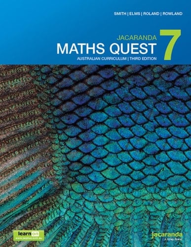 Jacaranda Maths Quest 7 Australian Curriculum 3E LearnON and Print