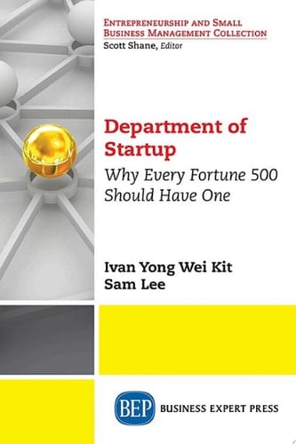 Department of Startup Why Every Fortune 500 Should Have One