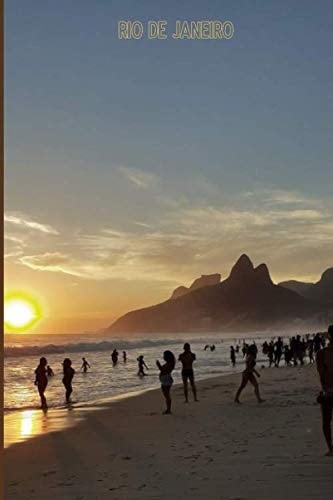 Ipanema Beach, Rio de Janeiro, Brazil: Lined Notebook