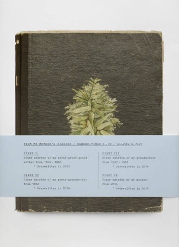 Mothers diaries handwritings I - IV