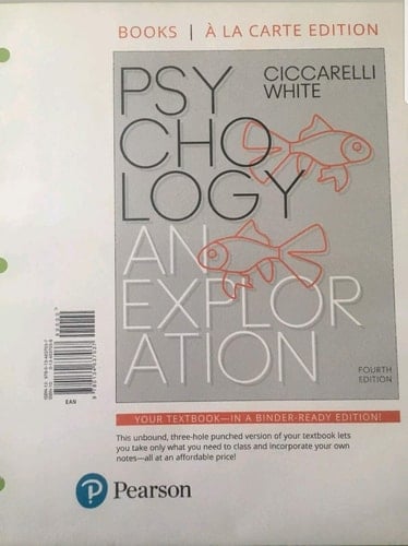 Psychology An Exploration -- Books a la Carte