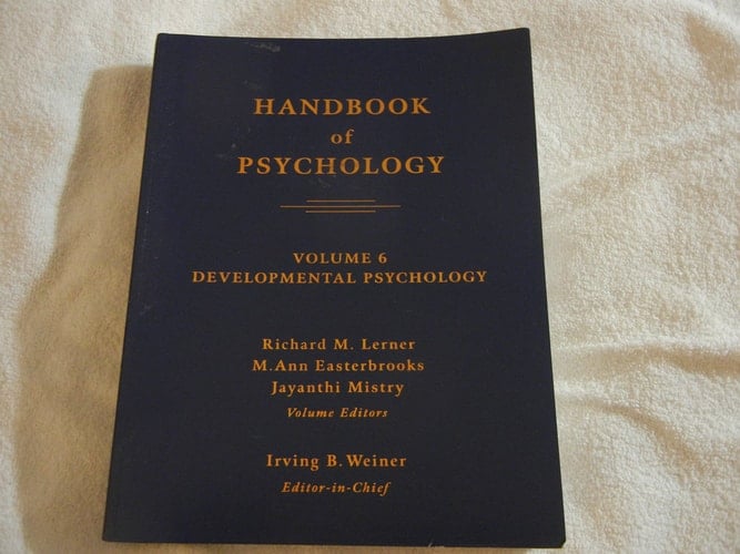 Handbook of Psychology, Developmental Psychology