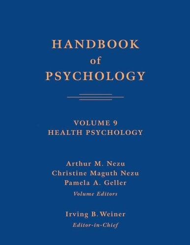 Handbook of Psychology, Health Psychology