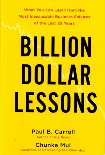 Billion Dollar Lessons