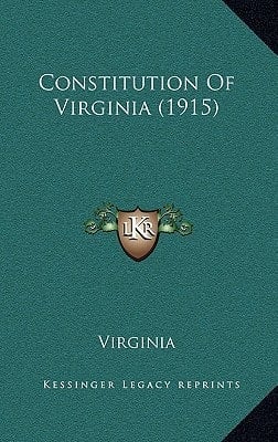Constitution Of Virginia (1915)