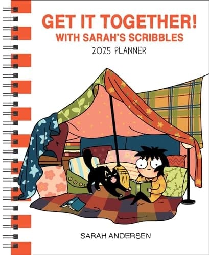 Sarah's Scribbles 12-Month 2025 Monthly/Weekly Planner Calendar: Get It Together!