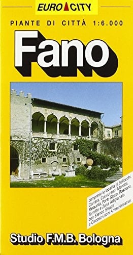 Fano, pianta della città Bellocchi, Carrara, Cuccarano, Marotta, Metaurilia, Ponte Sasso, Rosciano, Torrette, zona artigianale