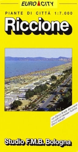 Riccione pianta della città