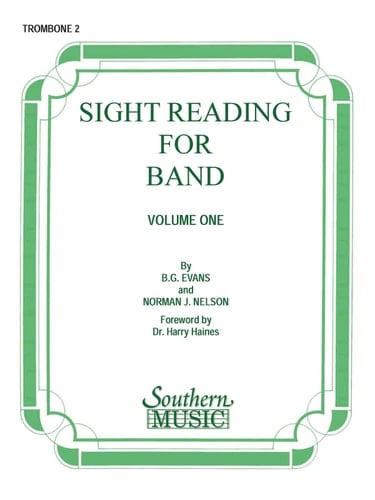 Sight Reading for Band, Book 1: Trombone 2