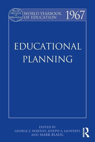 World Yearbook of Education 1967 Educational Planning