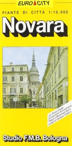 Novara pianta della città