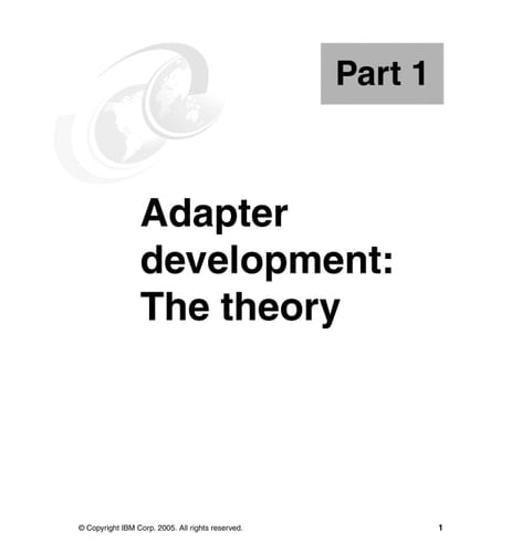 WebSphere Business Integration Adapters An Adapter Development and WebSphere Business Integration Solution