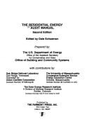 The Residential energy audit manual