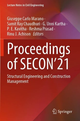 Proceedings of SECON’21 Structural Engineering and Construction Management
