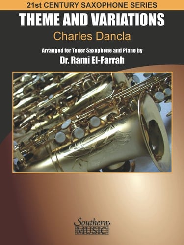 Theme and Variations For Tenor Saxophone and Piano 21st Century Saxophone Series