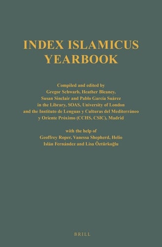 Set of Yearbooks of the Index Islamicus, 1906-2003, Index Islamicus 1906