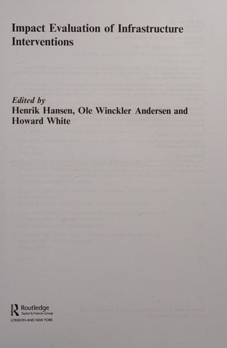 Impact Evaluation of Infrastructure Interventions