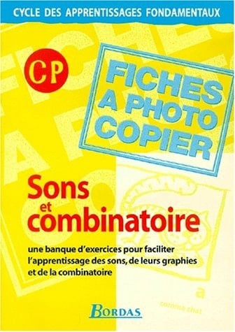 Sons et combinatoire CP. Fiches à photocopier