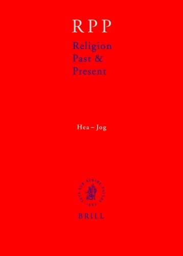 Religion Past and Present Encyclopedia of Theology and Religion