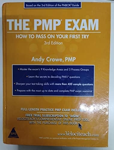 The PMP Exam: How to Pass on Your First Try 3/ed