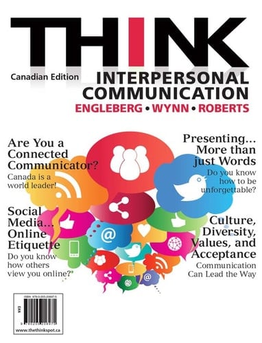 THINK Interpersonal Communication, First Canadian Edition, (Subscription)