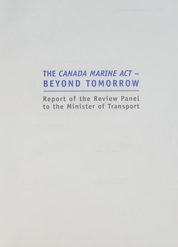 Canada Marine Act