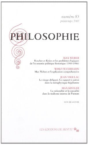 Philosophie N° 85, Printemps 2005