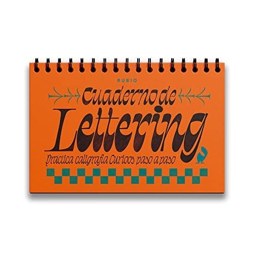 Cuaderno de lettering : práctica caligrafía curioso paso a paso