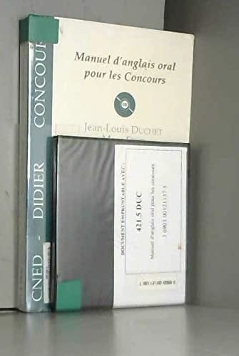 Manuel d'anglais oral pour les concours