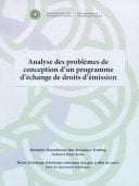 Analyse des problèmes de conception d'un programme d'échange de droits d'émission