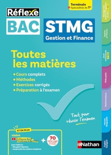 Toutes les matières Bac STMG Spécialité Gestion et Finance Tle + spécialités de 1re