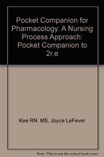 Pocket Companion for Pharmacology: A Nursing Process Approach