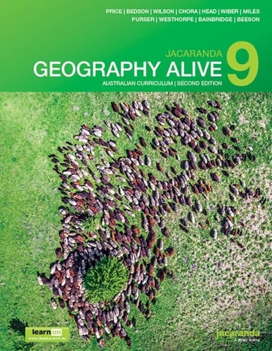 Jacaranda Geography Alive 9 Australian Curriculum, LearnON and Print