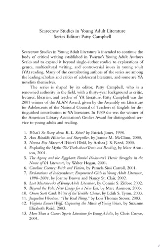 Mixed Heritage in Young Adult Literature