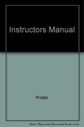 Instructors Manual