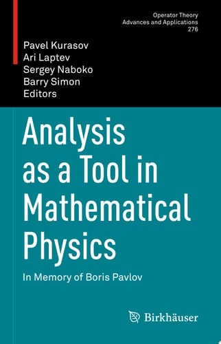 Analysis as a Tool in Mathematical Physics