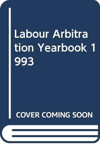 Labour Arbitration Yearbook