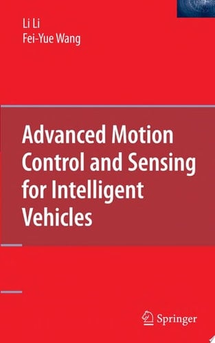 Advanced Motion Control and Sensing for Intelligent Vehicles